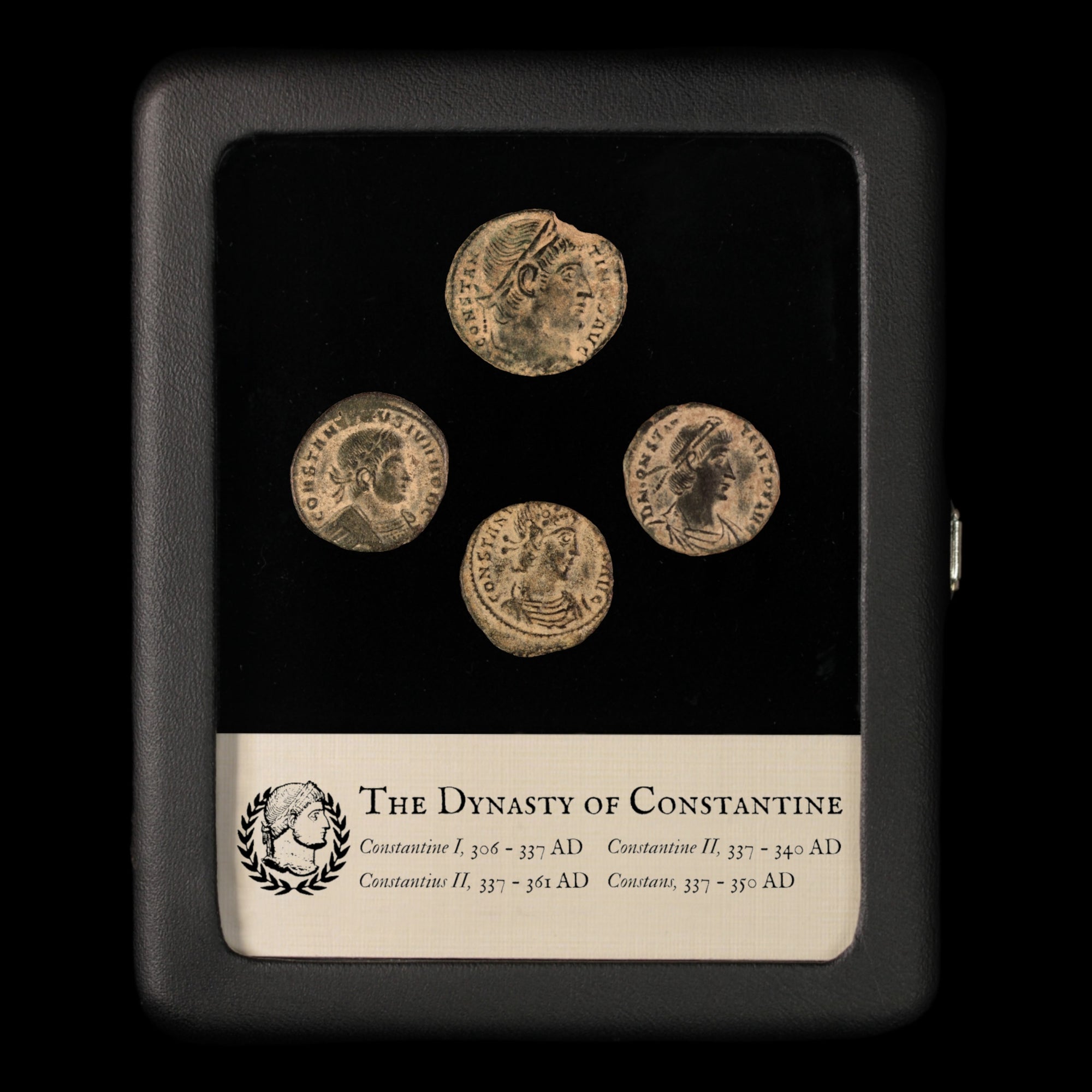 Constantine and His Sons, Four Coin Collection - c. 306 to 361 CE - Roman Empire