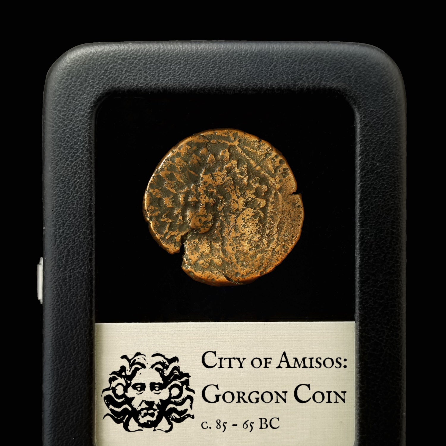 Gorgon (Medusa) Coin, Amisos - 85 to 65 BCE - Greek (Pontus)