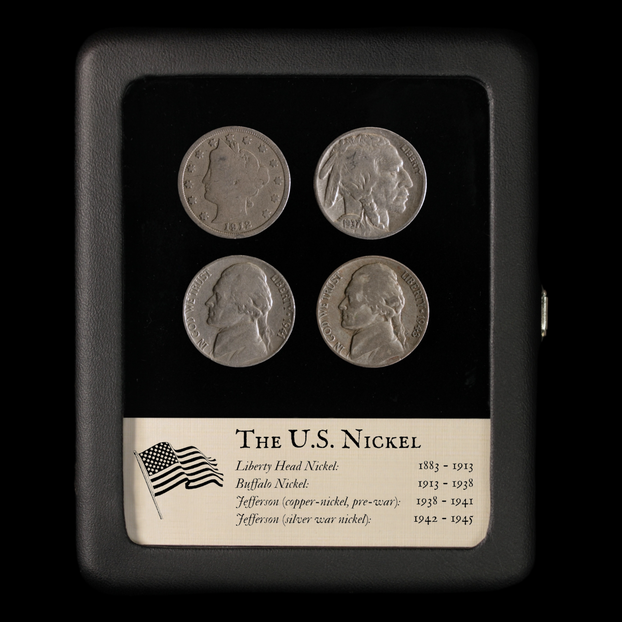 The U.S. Nickel, Four 20th Century Designs - 1883 to 1945 - United States
