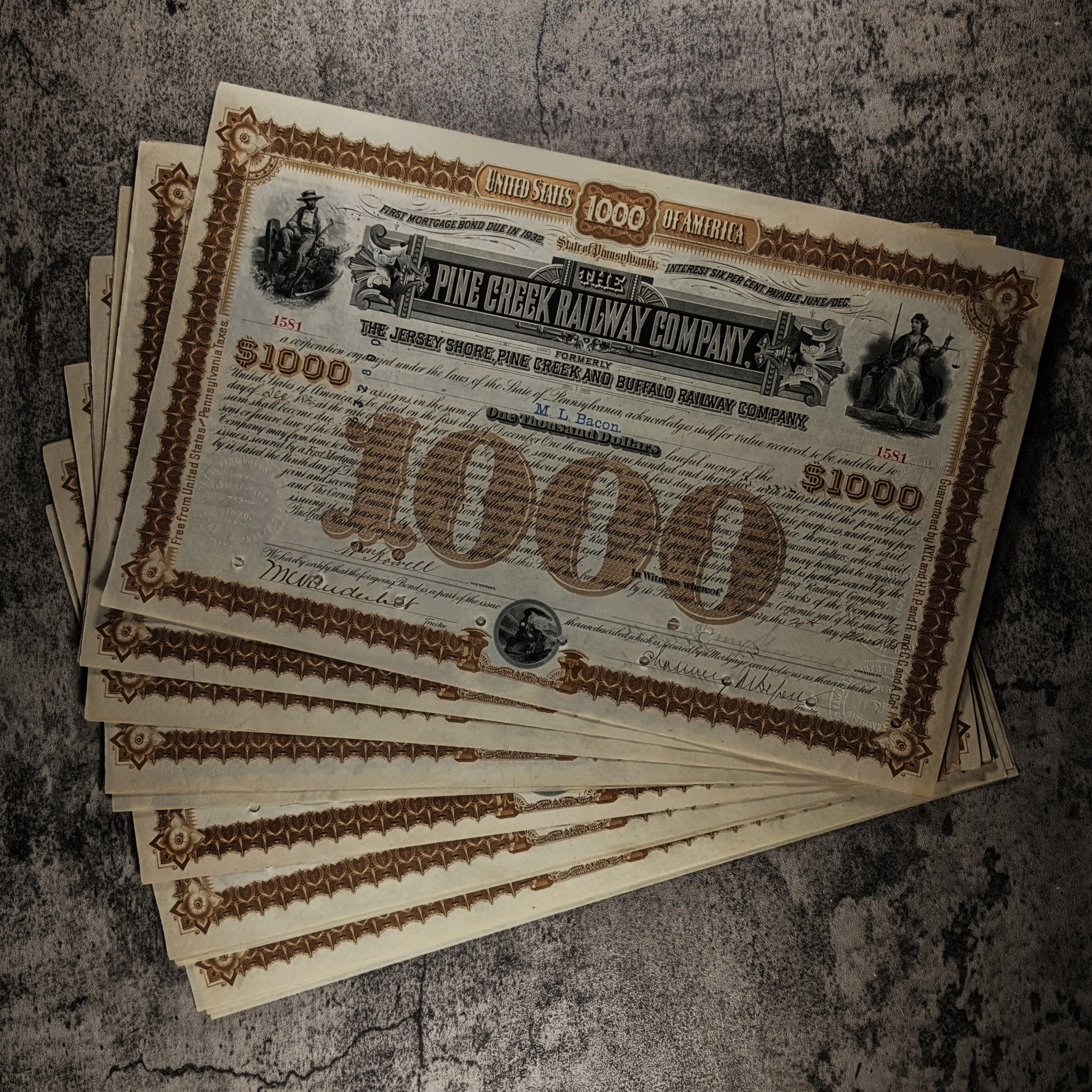 Antique Stock Certificates