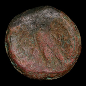 Ptolemaic Kingdom of Egypt, Queen Cleopatra VII, AE Diobol - 51 to 30 BCE - Ancient Egypt