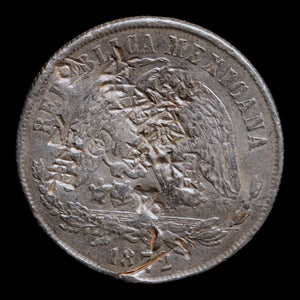 Mexico, 1 Silver Peso With Chinese Chop Marks - 1872 CE - Mexico