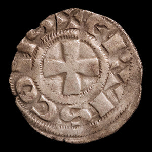 County of Nevers, Harvey IV of Donzy, BI Denier - 1199 to 1223 CE - French States