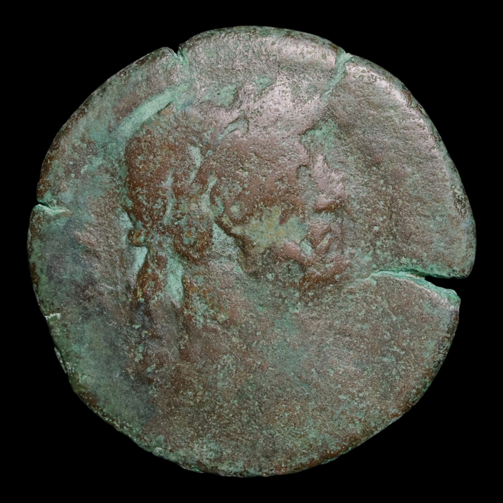 Egypt, Alexandria, Emperor Trajan, AE Drachm, Serapis (Sun God) - 98 to 117 CE - Roman Provinces