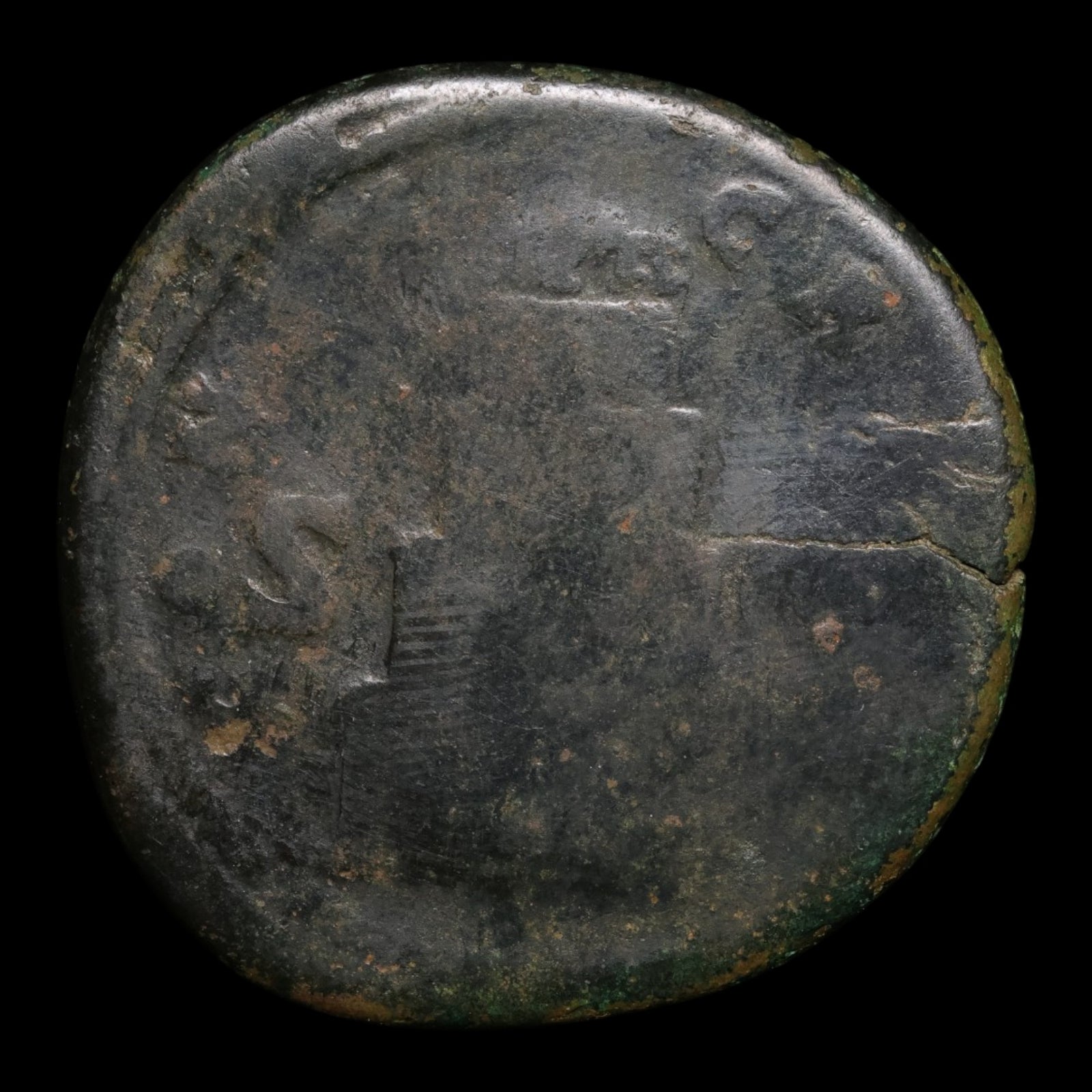 Rome, "Divus Antoninus Pius" (Under Marcus Aurelius), AE Sestertius, Funeral Pyre - 161 CE - Roman Empire