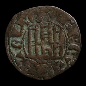 Kingdom of Castile and Leon, King Ferdinand IV, Billon 1 Denier - 1295 to 1312 CE - Spanish States