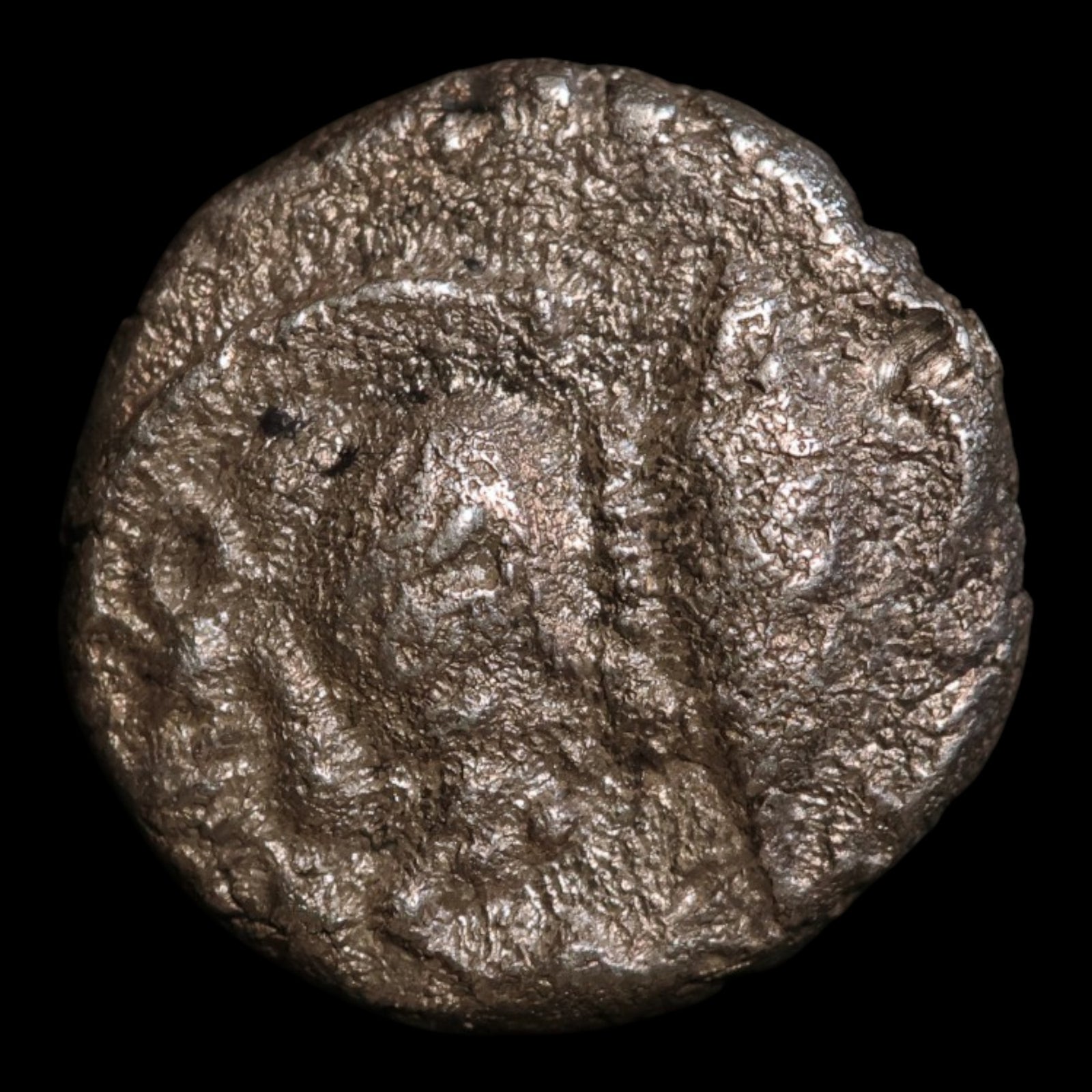 Mysia, City of Kyzikos, AR Hemiobol, Boar & Lion - 54 CE - Greek World