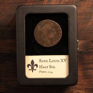 France, King Louis XV, ½ Sol - 1774 - France