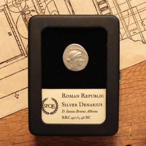 Rome, Brutus Albinus Silver Denarius - 48 BCE - Roman Republic