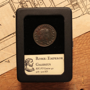 Rome, Emperor Galerius, Large Bronze AE1, Genius Reverse - 308 to 309 CE - Roman Empire