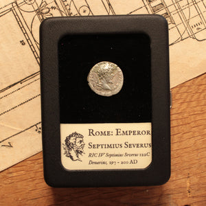Rome, Emperor Septimius Severus, Silver Denarius, Aequitas Reverse - 197 to 200 CE - Roman Empire