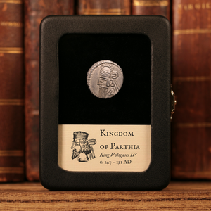 Parthian Kingdom, King Vologases IV, AR Drachm - c. 147 to 191 CE - Ancient Persia