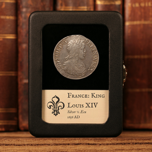 France, King Louis XIV, Silver ½ Ecu - 1656 CE - France
