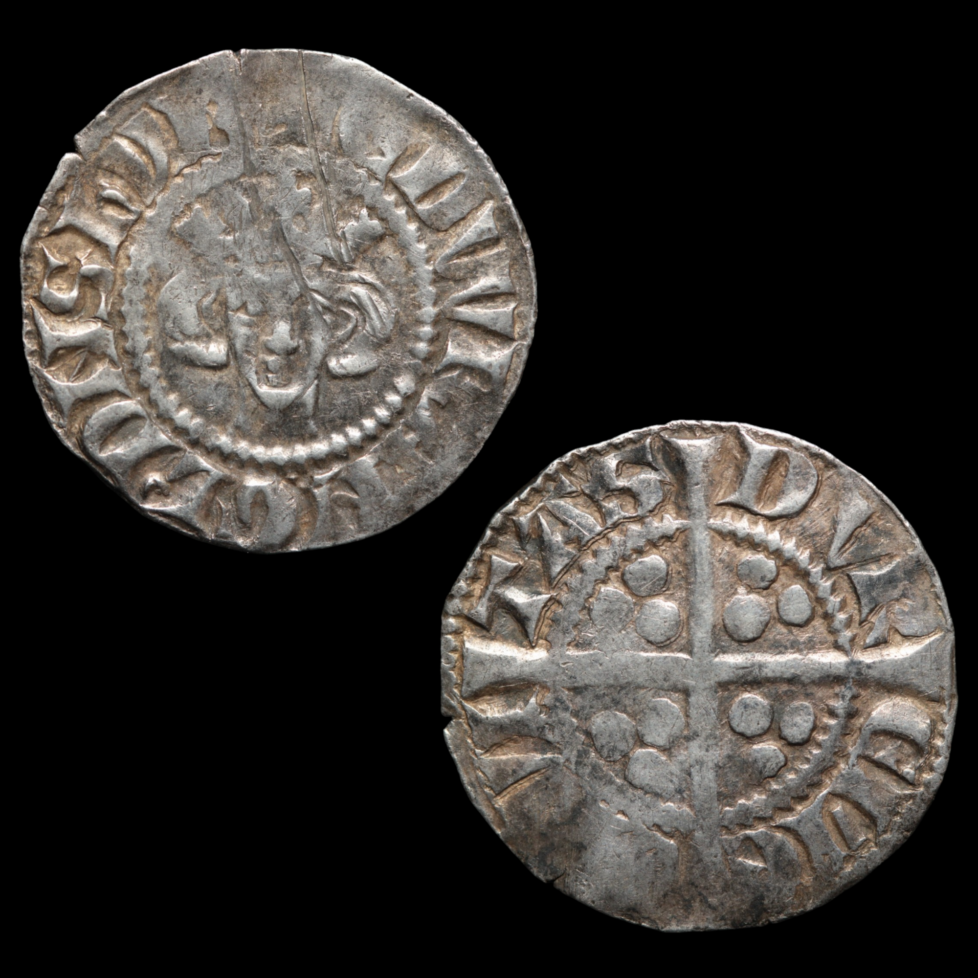 England, King Edward I, Silver Penny - 1272 to 1307 CE - Discovered in S. Norfolk - 10/19/23 Auction