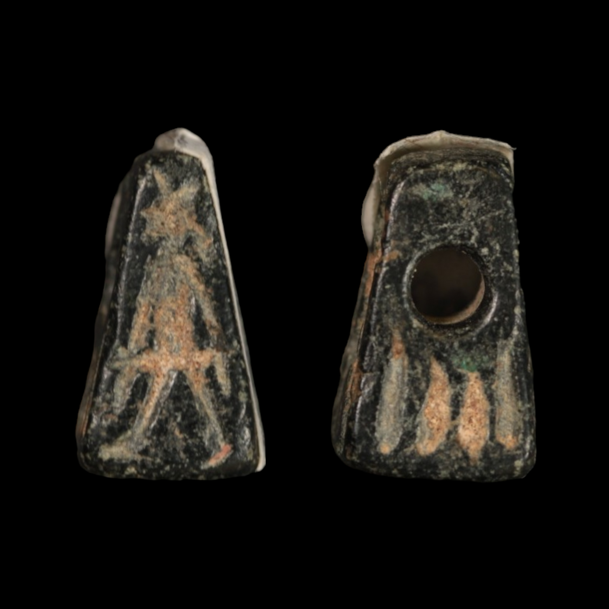 Mesopotamian Stone Seal Stamp, 13mm - c. 4000 – 3000 BCE - Western Mesopotamia - 10/4/23 Auction