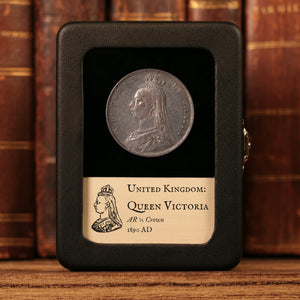 United Kingdom, Queen Victoria, AR ½ Crown - 1890 CE - United Kingdom