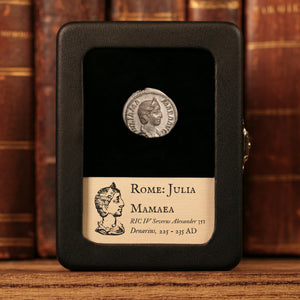 Rome, Julia Mamaea, AR Denarius, Venus (Goddess of Love) - 225 to 235 CE - Roman Empire