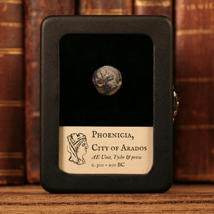 Phoenicia, Island of Arados, AE Unit, Tyche (Goddess of Luck) - c. 300 to 200 BCE - Greek World