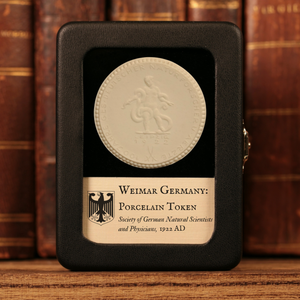 Weimar Germany, Society of German Natural Scientists and Physicians, Porcelain Token - 1922 CE - Weimar Republic