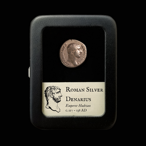 Denarius, Emperor Hadrian, Felicitas Reverse - 133 to 135 CE - Roman Empire - Auction 9/6/23