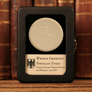 Weimar Germany, Society of German Natural Scientists and Physicians, Porcelain Token - 1922 CE - Weimar Republic