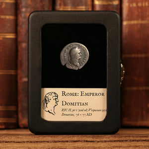 Rome, Emperor Domitian, AR Denarius, Pegasus Reverse - 76 to 77 CE - Roman Empire