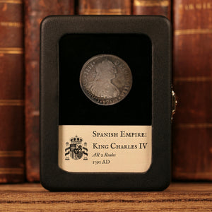 Spanish Empire, King Charles IV, AR 2 Reales - 1791 CE - Spanish Empire
