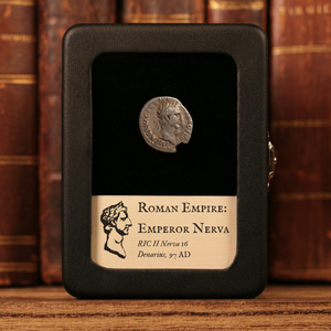 Rome, Emperor Nerva, AR Denarius, Fortuna (Goddess of Fortune) - 97 CE - Roman Empire