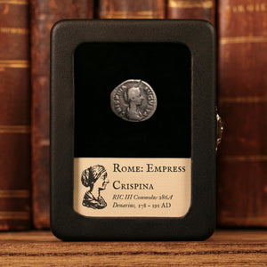 Rome, Empress Crispina, AR Denarius, Venus (Goddess of Love) - 178 to 191 CE - Roman Empire