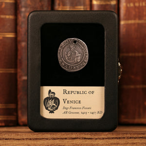 Republic of Venice, Doge Francesco Foscari, AR Grossone - 1423 to 1457 CE - Italian States