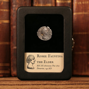 Rome, Empress Faustina I, AR Denarius, Ceres (Agriculture & Motherhood) - 141 CE - Roman Empire