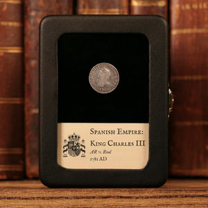 Spanish Empire, King Charles III, AR ½ Real - 1781 CE - Spanish Empire