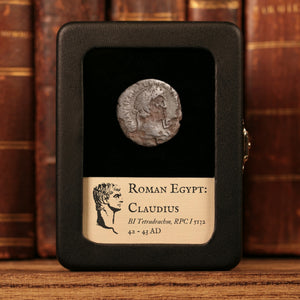 Egypt, Alexandria, Emperor Claudius, BI Tetradrachm, Messalina (Wife of Claudius) - 42 to 43 CE - Roman Provinces