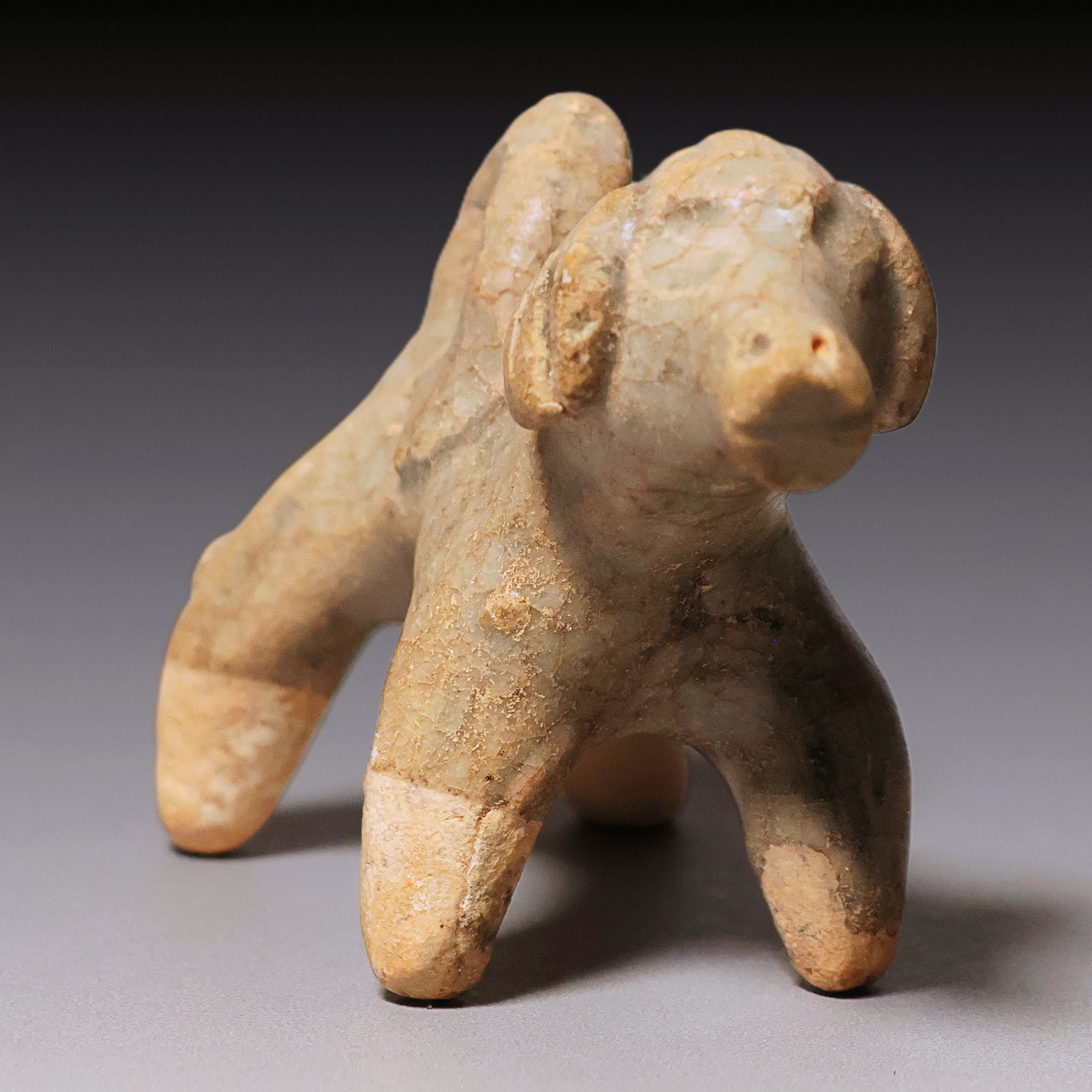 Song Dynasty, Small Ceramic Dog Figurine