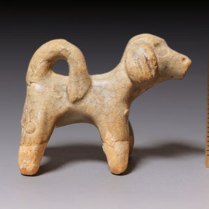 Song Dynasty, Small Ceramic Dog Figurine