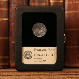 England, Edwardian Silver Penny (King Edward I to III), Canterbury Mint - 1279 to 1344 CE - Medieval England