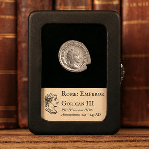 Rome, Emperor Gordian III, AR Antoninianus, Laetitia (Goddess of Happiness) - 241 to 243 CE - Roman Empire