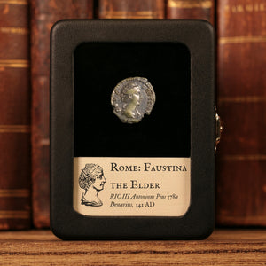 Rome, Empress Faustina the Elder, AR Denarius, Ceres (Agriculture & Motherhood) - 141 CE - Roman Empire