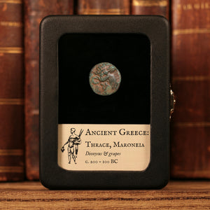 Thrace, City of Maroneia, AE Unit, Dionysus (Greek God of Wine) - c. 200 to 100 BCE - Ancient Greece