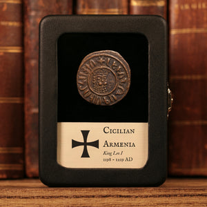 Cilician Armenia, King Leo I, AE Tank - 1198 to 1219 CE - The Crusades