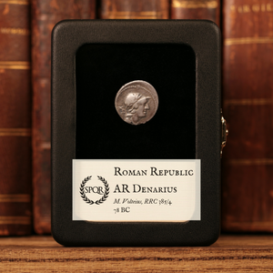 Roman Republic, AR Denarius, M. Volteius, Cybele (Mother Goddess) - 78 BCE - Roman Republic