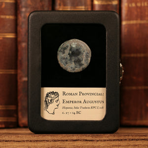 Rome, Emperor Augustus, Province of Hispania, Iulia Traducta, AE Semis - c. 27 to 14 BCE - Roman Provinces