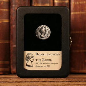 Rome, Empress Faustina the Elder, AR Denarius, Ceres (Agriculture & Motherhood) - 141 CE - Roman Empire