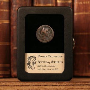 Attica, City of Athens, Emperor Gallienus, AE Unit - 260 to 268 CE - Roman Provinces