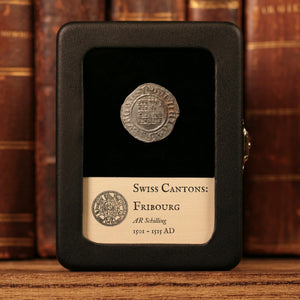 Swiss Cantons, City of Fribourg, AR 1 Schilling - 1501 to 1515 CE - Switzerland