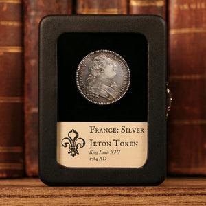 France, King Louis XVI, AR Jeton (Non-Monetary Token) - 1784 CE - France