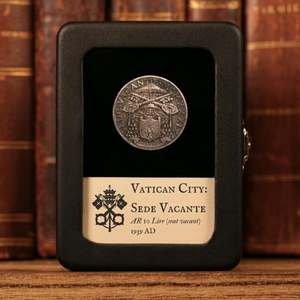 Vatican City, Sede Vacante (No Current Pope), Silver 10 Lire - 1939  - Vatican City, Italy
