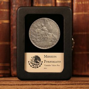 Mexico, "Caballito" 1 Silver Peso, Liberty on Horseback - 1910 - Mexico (Porfiriato Period)