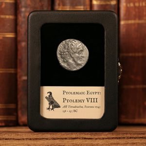 Ptolemaic Kingdom of Egypt, Ptolemy VIII Euergetes, AR Tetradrachm - 138 to 137 BCE - Ancient Egypt