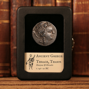 Thrace, City of Thasos, AR Tetradrachm, Dionysus & Heracles - c. 146 to 90 BCE - Greek World